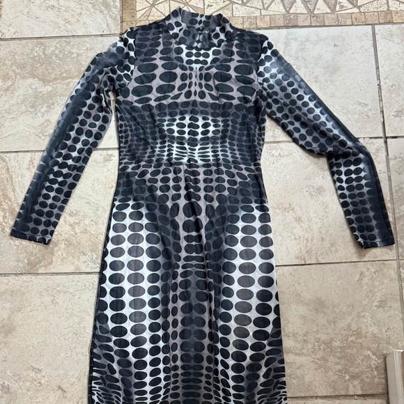 AKIRA Mesh Dotty Dress NWT - Picture 1 of 3